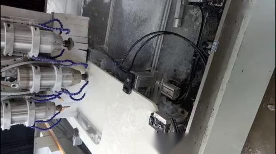 Proceso de molienda y corte Máquina de enrutador CNC de piedra multifunción